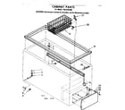 Kenmore 1988102353 cabinet parts diagram