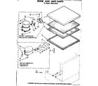 Kenmore 1988110512 door and unit parts diagram