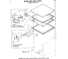 Kenmore 1988110515 door and unit parts diagram