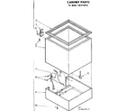 Kenmore 1988110515 cabinet parts diagram
