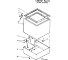 Kenmore 1988110582 cabinet parts diagram