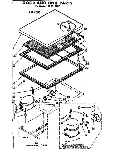 Door & unit parts