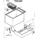 Kenmore 1988110980 cabinet parts diagram