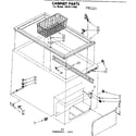 Kenmore 1988111582 cabinet parts diagram