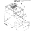 Kenmore 1988111582 cabinet parts diagram
