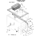 Kenmore 1988111852 cabinet parts diagram