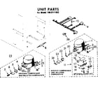 Kenmore 1988111852 unit parts diagram