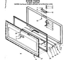 Kenmore 1988112330 door parts diagram