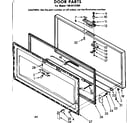Kenmore 1988112350 door parts diagram