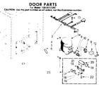 Kenmore 1988112380 door parts diagram