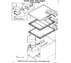 Kenmore 1988120685 door and unit parts diagram
