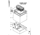 Kenmore 1988120685 cabinet parts diagram