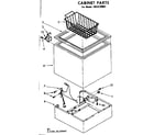 Kenmore 1988120982 cabinet parts diagram
