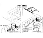 Kenmore 1988121235 unit parts diagram
