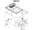Kenmore 1988121532 cabinet parts diagram