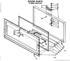 Kenmore 1988121532 door parts diagram
