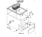 Kenmore 1988121537 cabinet parts diagram