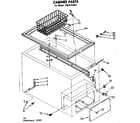 Kenmore 1988121847 cabinet parts diagram