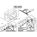 Kenmore 1988121847 unit parts diagram
