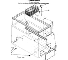 Kenmore 1988122350 cabinet parts diagram