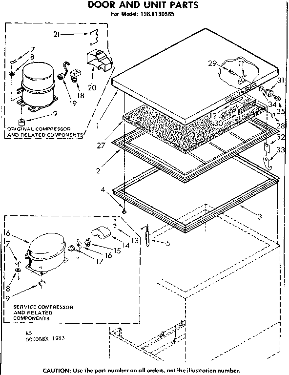 DOOR AND UNIT PARTS