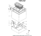 Kenmore 1988130585 cabinet parts diagram