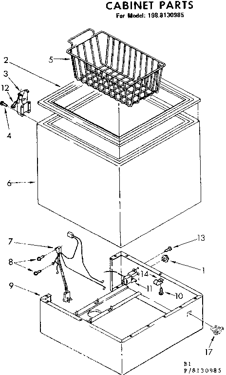 CABINET PARTS