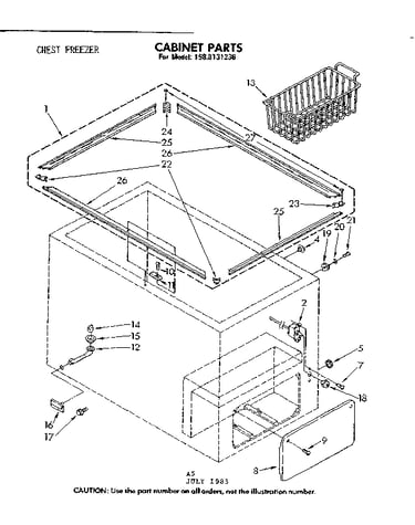 Cabinet parts