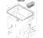 Kenmore 1988131237 cabinet parts diagram