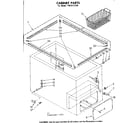 Kenmore 1988131285 cabinet parts diagram