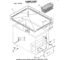 Kenmore 1988131286 cabinet parts diagram