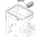 Kenmore 1988131287 cabinet parts diagram