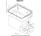 Kenmore 1988131512 cabinet parts diagram