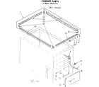Kenmore 1988131513 cabinet parts diagram