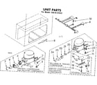 Kenmore 1988131533 unit parts diagram
