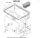 Kenmore 1988131538 cabinet parts diagram