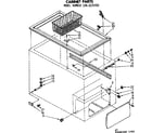 Kenmore 1988131552 cabinet parts diagram