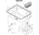 Kenmore 1988131582 cabinet parts diagram