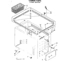 Kenmore 1988131842 cabinet parts diagram