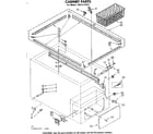 Kenmore 1988131872 cabinet parts diagram