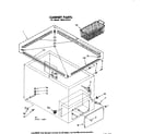 Kenmore 1988132331 cabinet parts diagram
