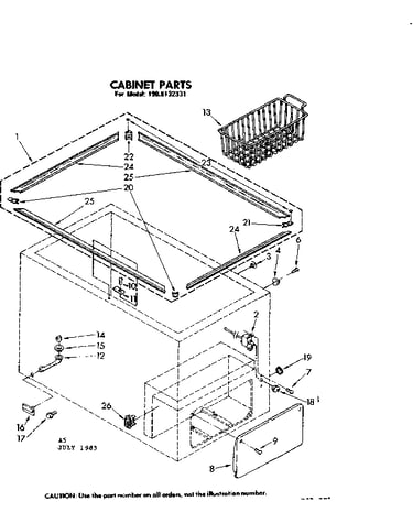 Cabinet parts