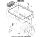 Kenmore 1988132350 cabinet parts diagram