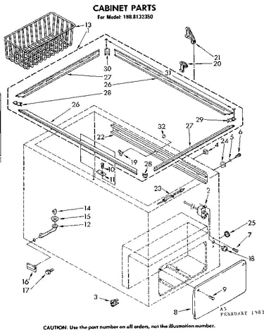 Cabinet parts
