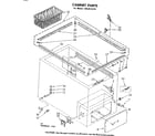 Kenmore 1988132370 cabinet parts diagram
