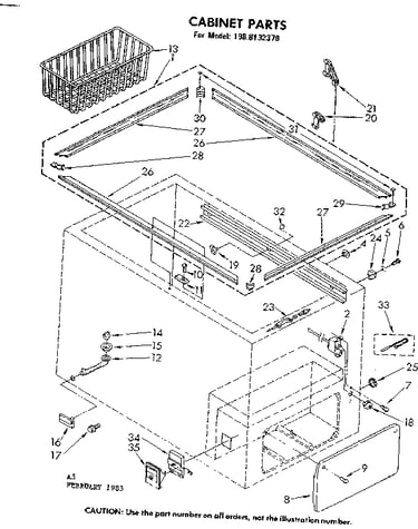 Cabinet parts