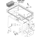 Kenmore 1988132371 cabinet parts diagram