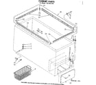 Kenmore 1988132730 cabinet parts diagram