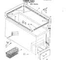 Kenmore 1988132731 cabinet parts diagram