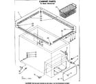 Kenmore 1988141287 cabinet parts diagram